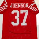 Jimmy Johnson HOF Signed / Autographed Red Jersey- JSA W Authenticated