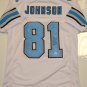 Calvin Johnson Signed / Autographed White w/ Blue Jersey- JSA Authenticated