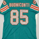 Nick Buoniconti HOF Signed / Autographed Teal Jersey- JSA Authenticated