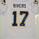 Philip Rivers Signed / Autographed White Jersey- JSA Authenticated