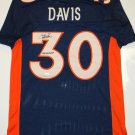 Terrell Davis Signed / Autographed Navy Blue Jersey- JSA Authenticated