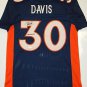 Terrell Davis Signed / Autographed Navy Blue Jersey- JSA Authenticated