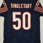 Mike Singletary Signed / Autographed Navy Blue Jersey- JSA Authenticated