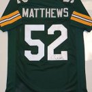 Clay Matthews Signed / Autographed Green Jersey- JSA Authenticated