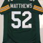 Clay Matthews Signed / Autographed Green Jersey- JSA Authenticated