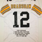 Terry Bradshaw Signed / Autographed White Stat Jersey- JSA Authenticated