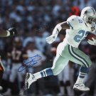 Emmitt Smith Autographed 16x20 Side View Running Photo- JSA Authenticated
