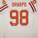 Brian Orakpo Signed / Autographed White w/ Orange Jersey- JSA W Authenticated