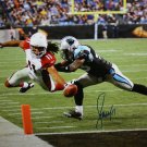 Larry Fitzgerald Autographed 16x20 Touchdown Dive Photo- JSA W Authenticated