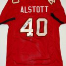 Mike Alstott Signed / Autographed Red Jersey- Mounted Authenticated