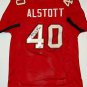 Mike Alstott Signed / Autographed Red Jersey- Mounted Authenticated