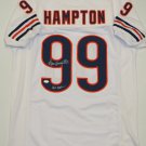 Dan Hampton HOF Signed / Autographed White Jersey- JSA W Authenticated