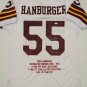 Chris Hanburger HOF Signed / Autographed White Stat Jersey- JSA W Authenticated