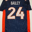 Champ Bailey Signed / Autographed Navy Blue Jersey- JSA Authenticated