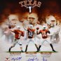 Applewhite, McCoy & Young Autographed 16x20 Texas Quarterbacks Photo- JSA Auth