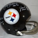 Ham, Lambert & Russell Autographed F/S Pittsburgh Steelers TK Helmet- JSA Auth