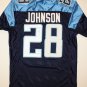 Chris Johnson Autographed Blue Tennessee Titans Jersey- PSA/DNA Authenticated