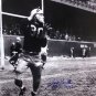 Jack Butler Autographed 16x20 B&W Catching Photo- JSA Authenticated