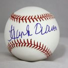 Hank Aaron Autographed Rawlings OML Baseball- JSA Authenticated
