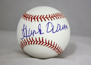 Hank Aaron Autographed Rawlings OML Baseball- JSA Authenticated