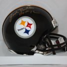 Jack Butler Autographed Black Pittsburgh Steelers Mini Helmet- JSA Authenticated