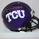 Andy Dalton Autographed TCU Horned Frogs Mini Helmet- JSA Authenticated