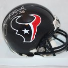 Brooks Reed Autographed Houston Texans Mini Helmet- JSA Authenticated