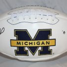 Desmond Howard Autographed Michigan Wolverines Logo Football- JSA W Auth
