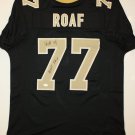 Willie Roaf HOF Signed / Autographed Black Jersey- JSA W Authenticated