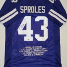 Darren Sproles Signed / Autographed Purple Stat Jersey- Sproles Hologram