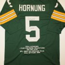 Paul Hornung Signed / Autographed Green TB Stat Jersey- JSA W Authenticated