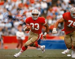 Roger Craig Autographed 16x20 Horizontal Running Photo- JSA W Authenticated