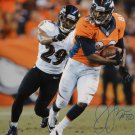 Julius Thomas Autographed 16x20 Vertical Against Ravens Photo- JSA Authenticated
