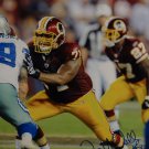 Trent Williams Autographed 8x10 Redskins Against Cowboys Photo- JSA Auth