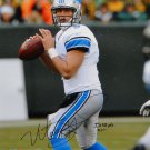 Matthew Stafford Autographed 16x20 Vertical 5,038 2011 Photo- JSA Authenticated