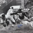 Sam Huff Autographed 16x20 Giants In The Dirt Photo- JSA Authenticated