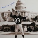 Sammy Baugh Autographed 16x20 In Front of Capital Photo- PSA/DNA Authenticated