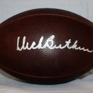Dick Butkus Autographed Wilson NFL Football- Mounted Memories Authenticated