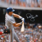 Robin Yount Autographed 16x20 Swinging Photo- JSA W Authenticated