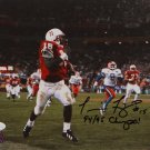 Tommie Frazier Autographed 8x10 Horizontal Running *Black Photo- JSA Auth