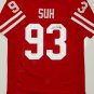 Ndamukong Suh Signed / Autographed Red Jersey- Suh Hologram