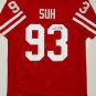 Ndamukong Suh Signed / Autographed Red Jersey- Suh Hologram