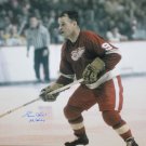 Gordie Howe Autographed 16x20 Red on Red Horizontal Photo- JSA W Authenticated