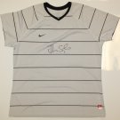 Hope Solo Autographed Nike Dri-Fit Grey Soccer Jersey- JSA W Authenticated
