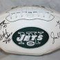 Sack Exchange Autographed New York Jets Logo Football- JSA Authenticated
