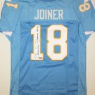 Charlie Joiner Signed / Autographed Lt Blue w/ Yellow Jersey- JSA Authenticated