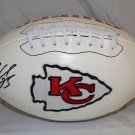 Jamaal Charles Autographed Kansas City Cheifs Logo Football- JSA W Authenticated