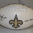 Darren Sproles Autographed New Orleans Saints Logo Football- JSA W Authenticated