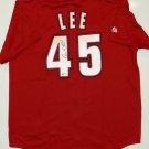 Carlos Lee Autographed Houston Astros Brick Red Jersey- Tristar Authenticated