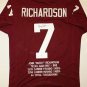 Bucky Richardson Signed / Autographed Maroon Stat Jersey- JSA Authenticated